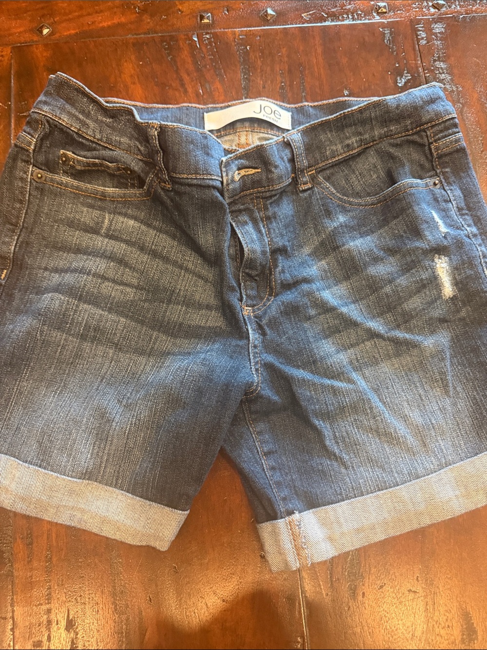 Joe Fresh Dark Blue Denim Jean Shorts